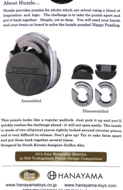 Huzzle Cast Padlock