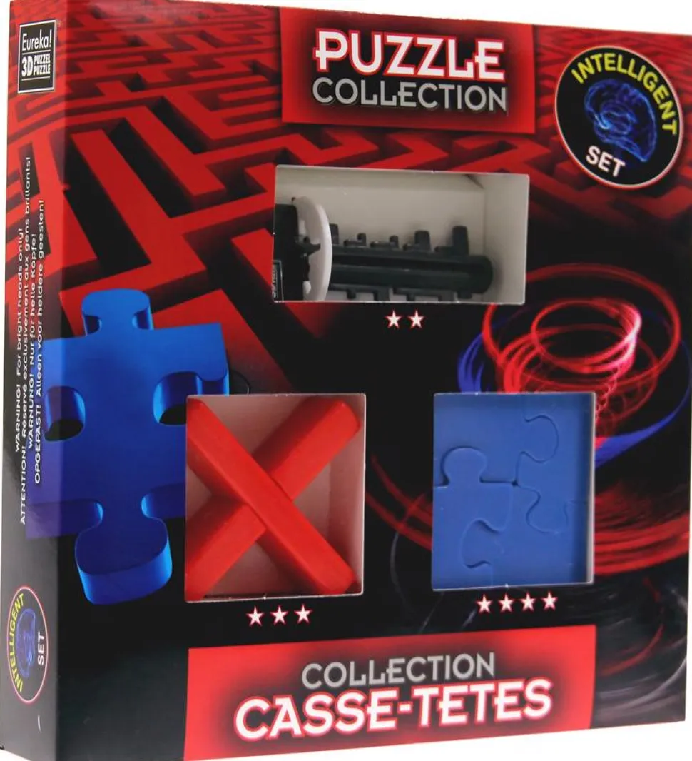 Intelligent (Key Maze, Square Jigsaw, Cross Puzzle)
