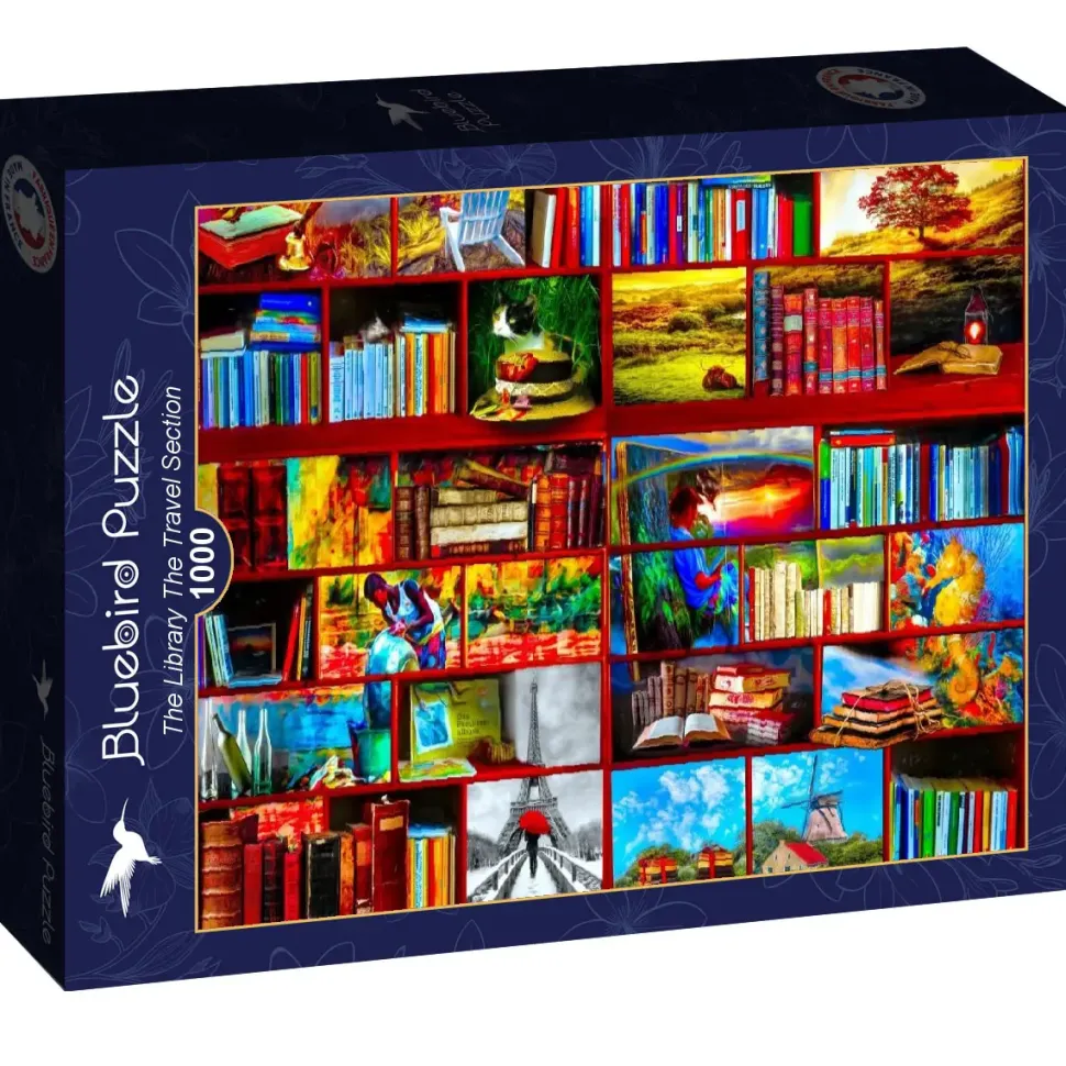 Puzzle A Biblioteca A Seção de Viagem