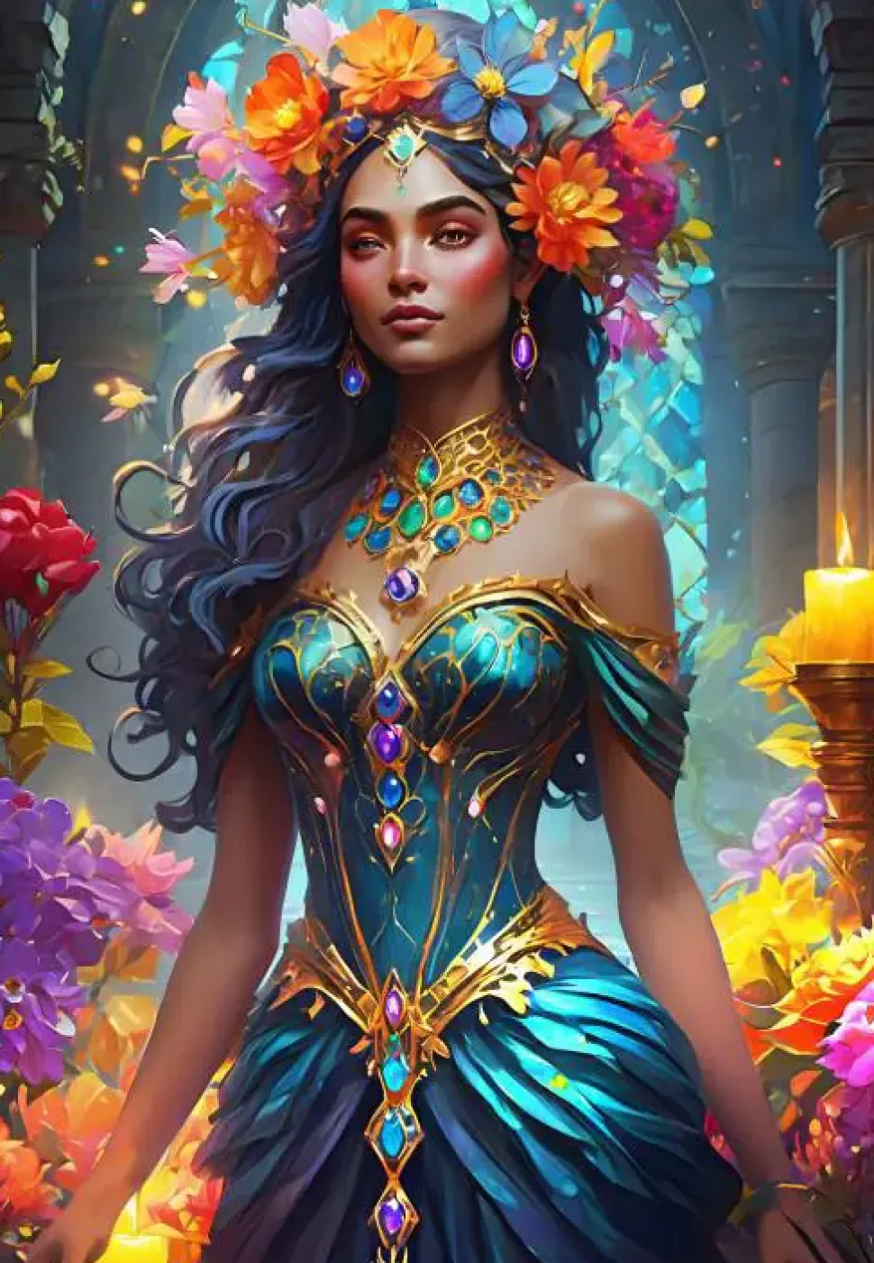 Puzzle A Deusa das Flores