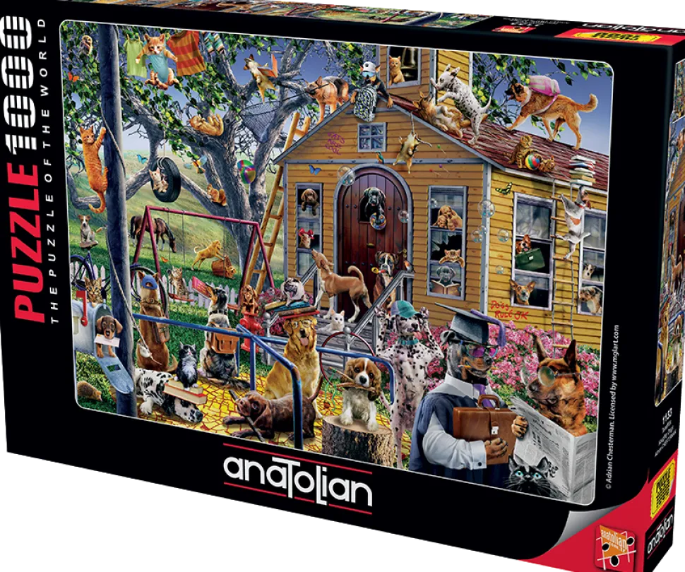 Puzzle Adrian Chesterman: cães travessos