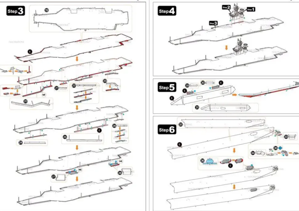 Puzzle Aeronave USS Theodore Roosevelt CVN-71 / ICONX /