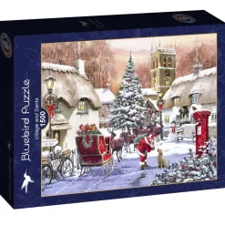 Puzzle Aldeia e Papai Noel