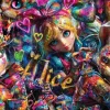 Puzzle Alice na Graffitilândia