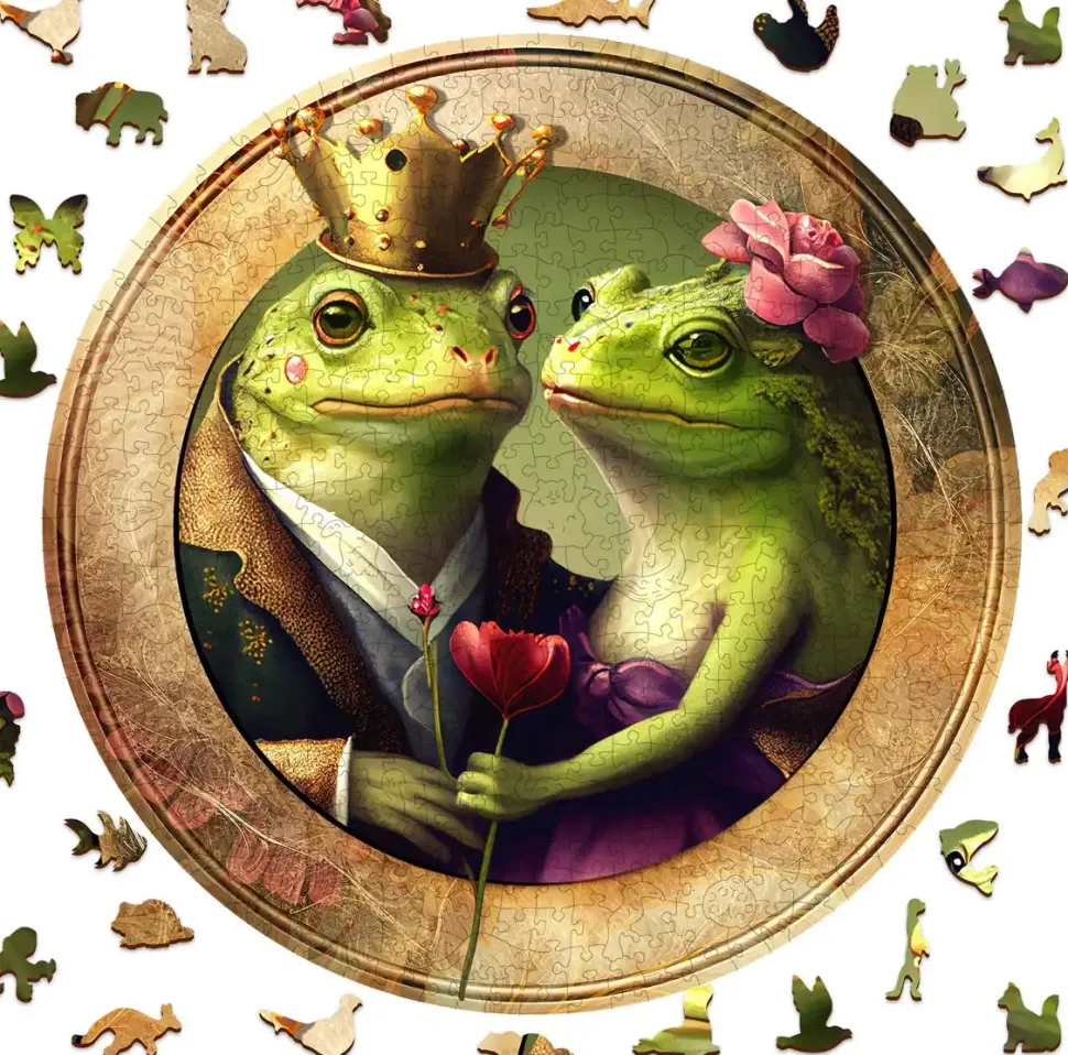 Puzzle Amor e sapos