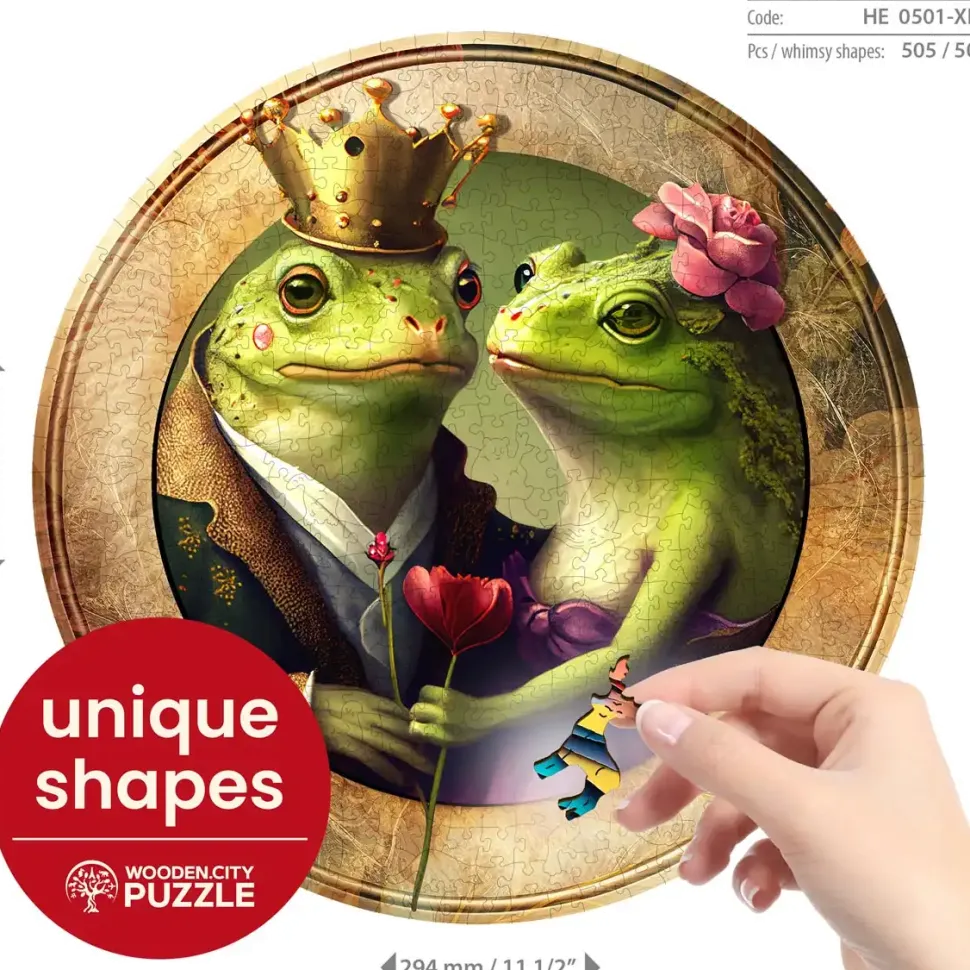 Puzzle Amor e sapos