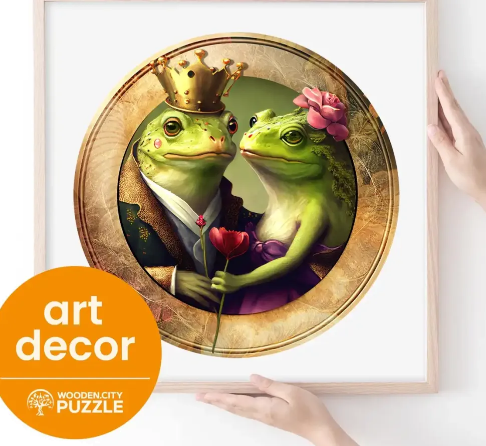 Puzzle Amor e sapos