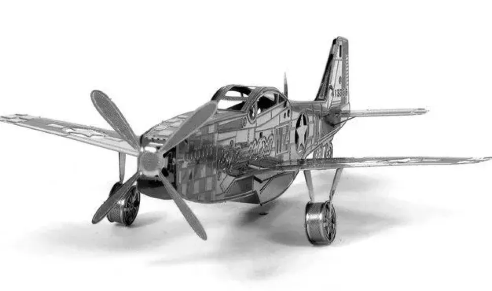 Puzzle Avião Mustang P-51 3D