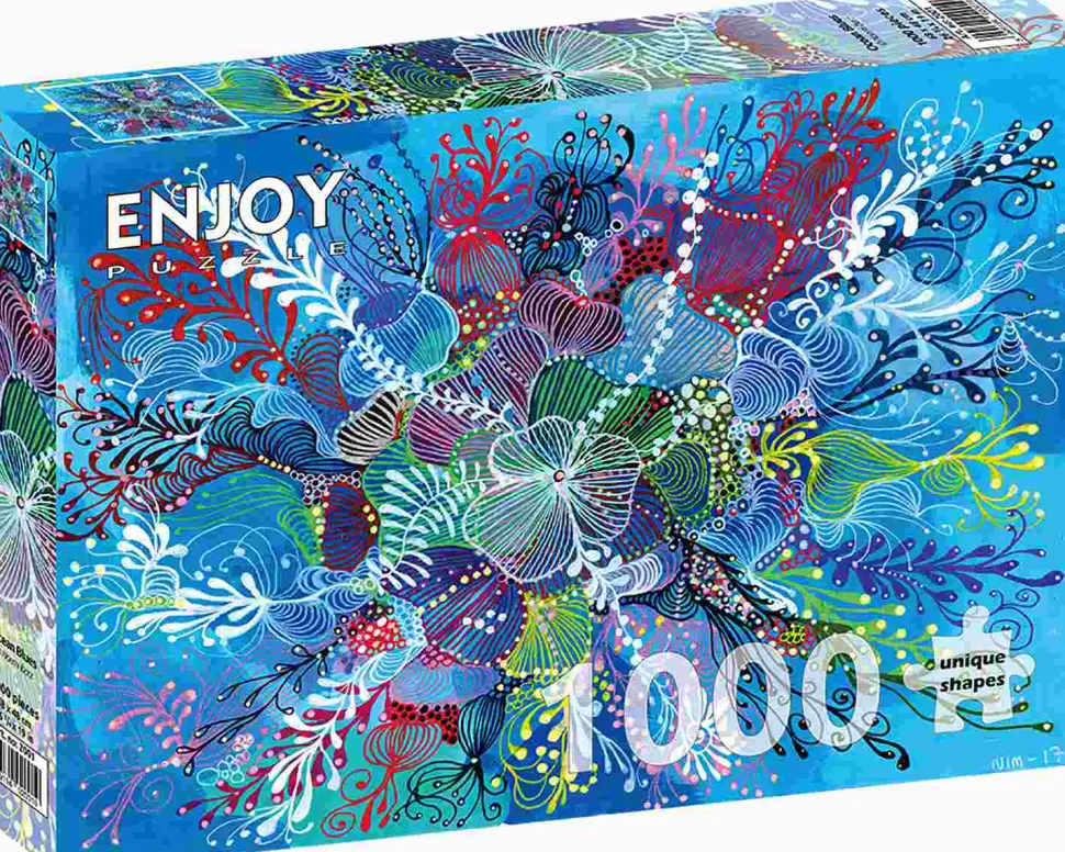 Puzzle Azuis do oceano