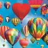 Puzzle Balões coloridos quebra-cabeça de formas loucas