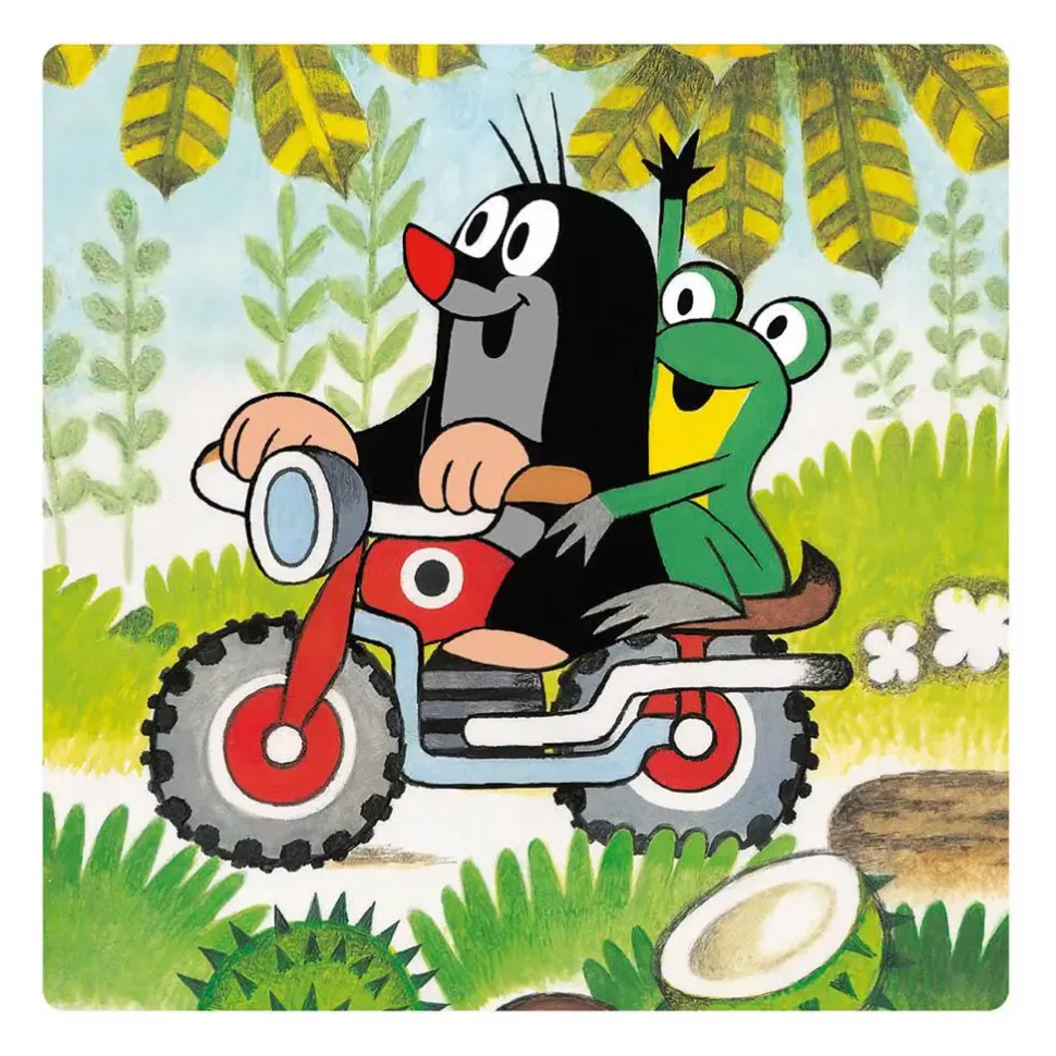 Puzzle Bebê: Toupeira no prado