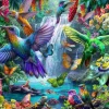 Puzzle Beija-flores tropicais