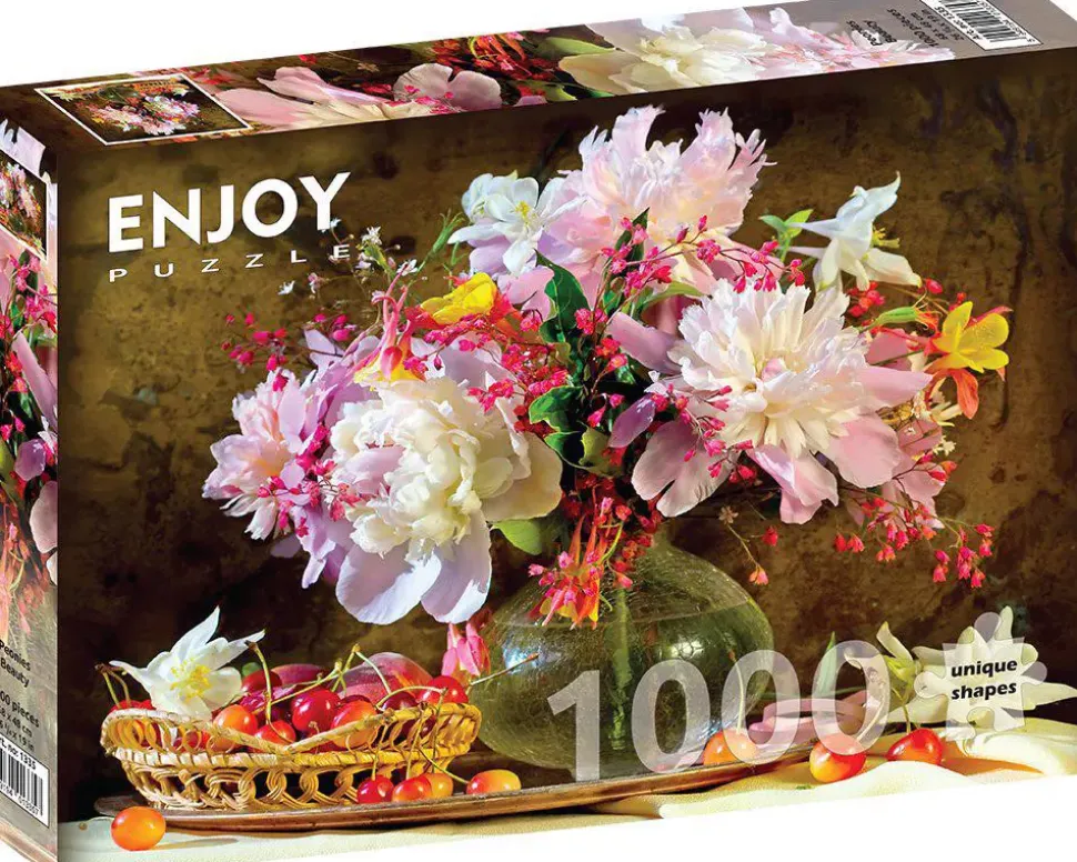 Puzzle Beleza de peônias