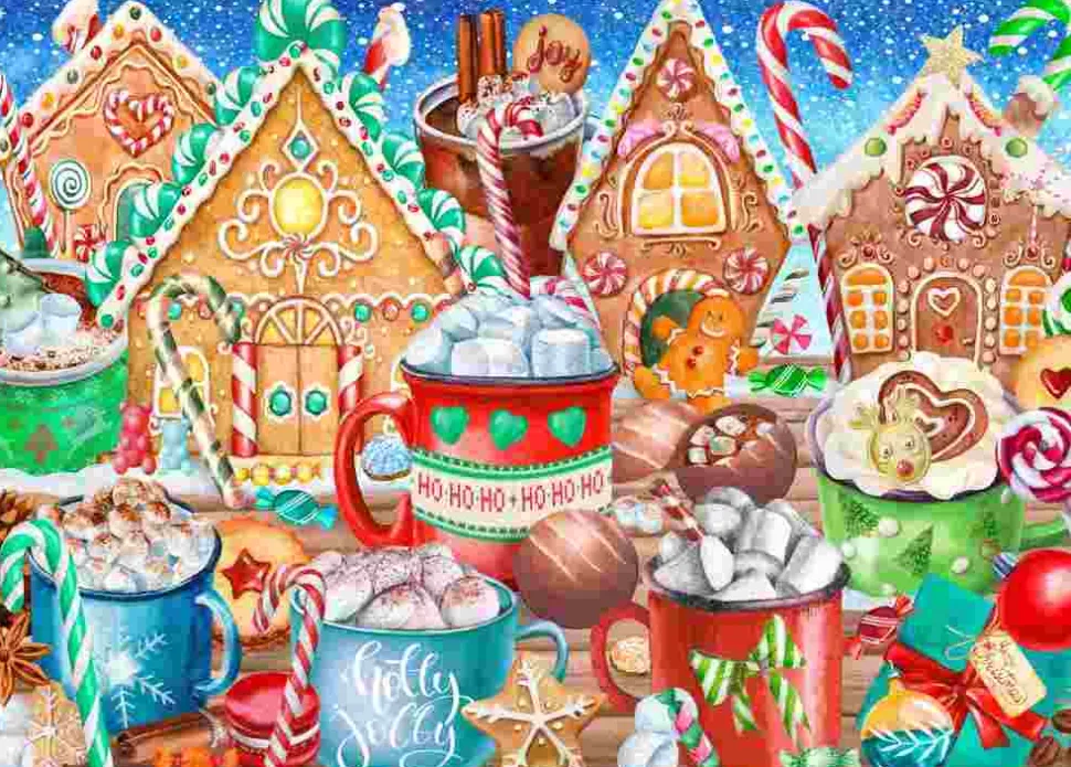 Puzzle Bengalas doces e cacau
