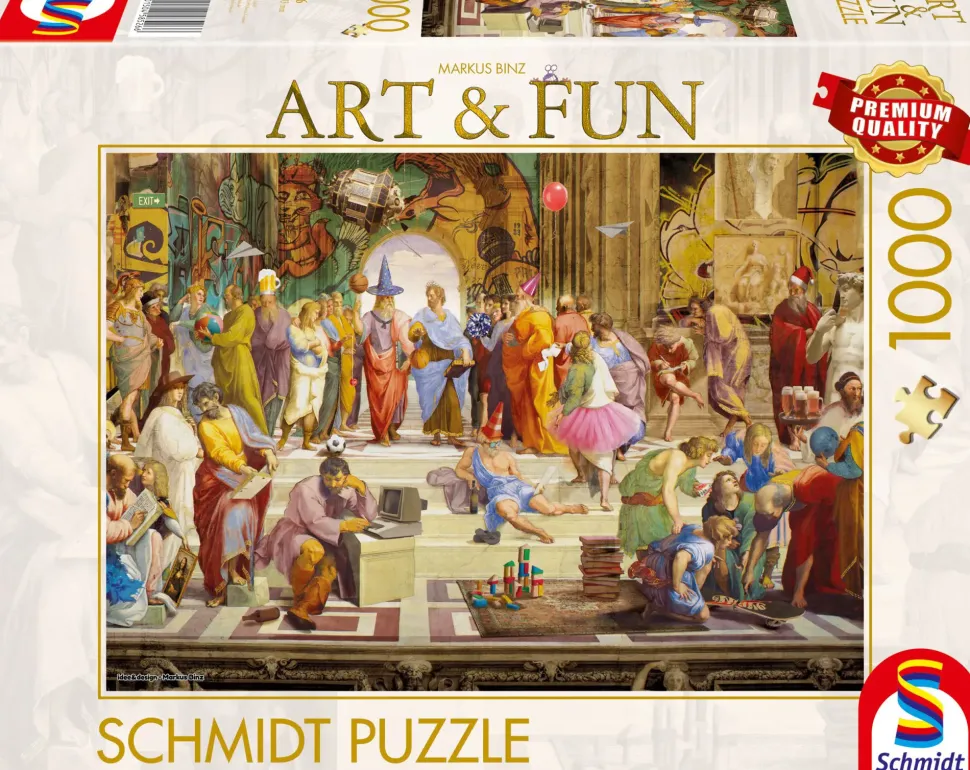 Puzzle Binz: A Escola de Atenas 2024
