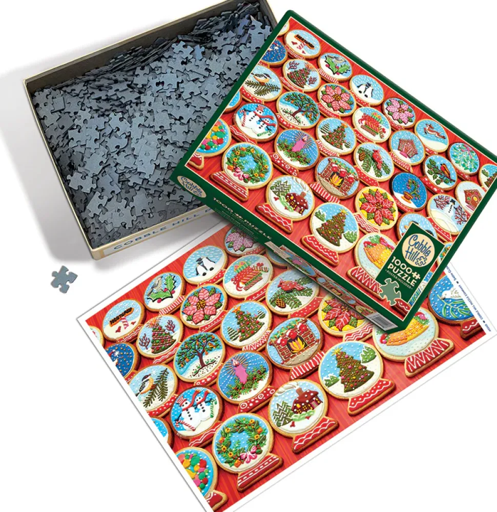 Puzzle Biscoitos de globo de neve