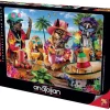 Puzzle Cachorros Bebendo na Praia