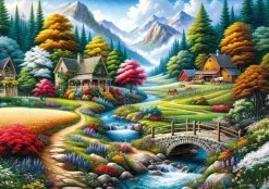 Puzzle Campos de Cores
