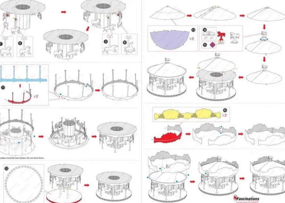 Puzzle Carrossel 3D