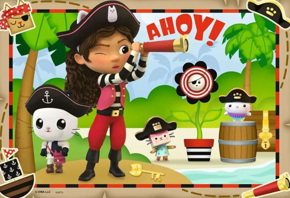 Puzzle Casa de bonecas Gabbyss 2x24