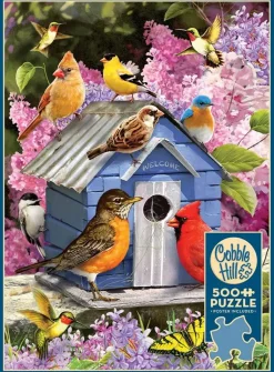 Puzzle Casa de passarinho primavera