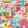 Puzzle Casas coloridas