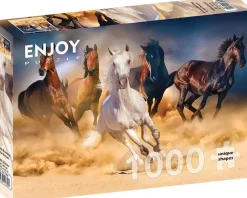 Puzzle Cavalos correndo no deserto
