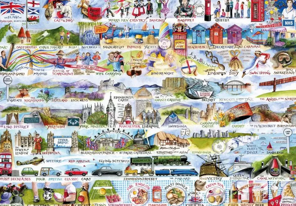 Puzzle Chás cremosos e filas de espera
