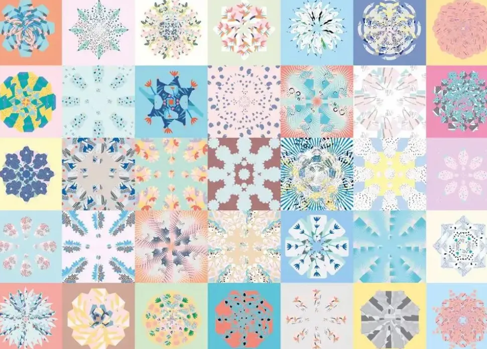 Puzzle CLOUDBERRIES Patchwork