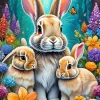 Puzzle Coelhinhos da primavera