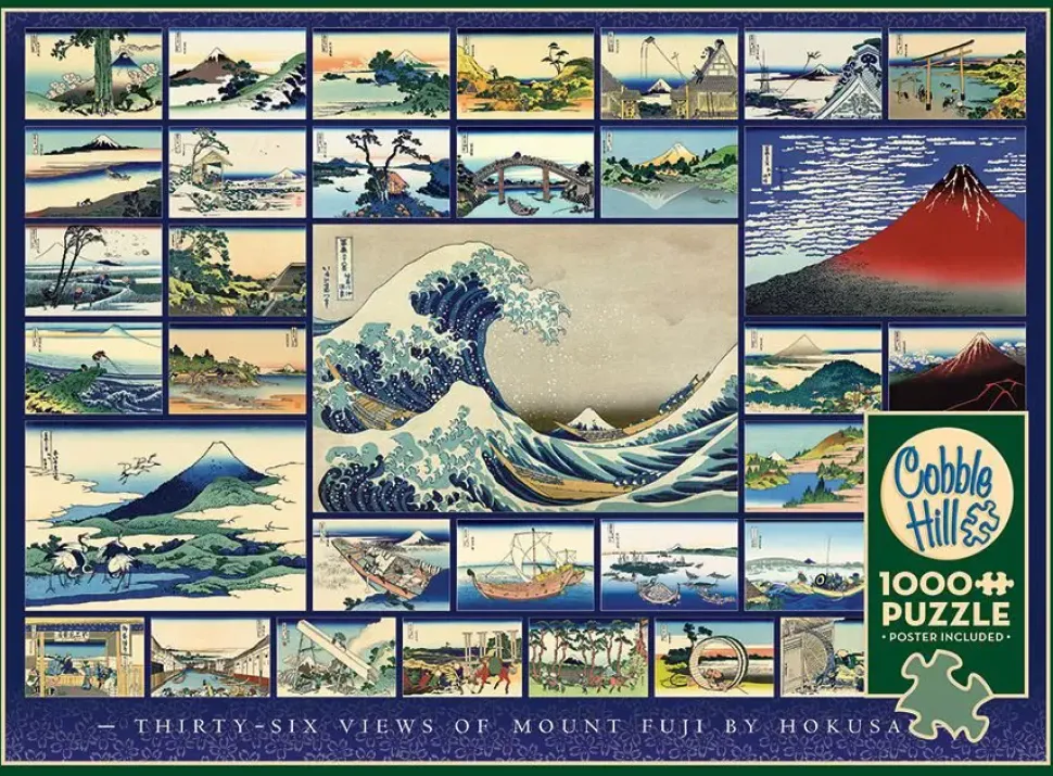 Puzzle Colagem Hokusai