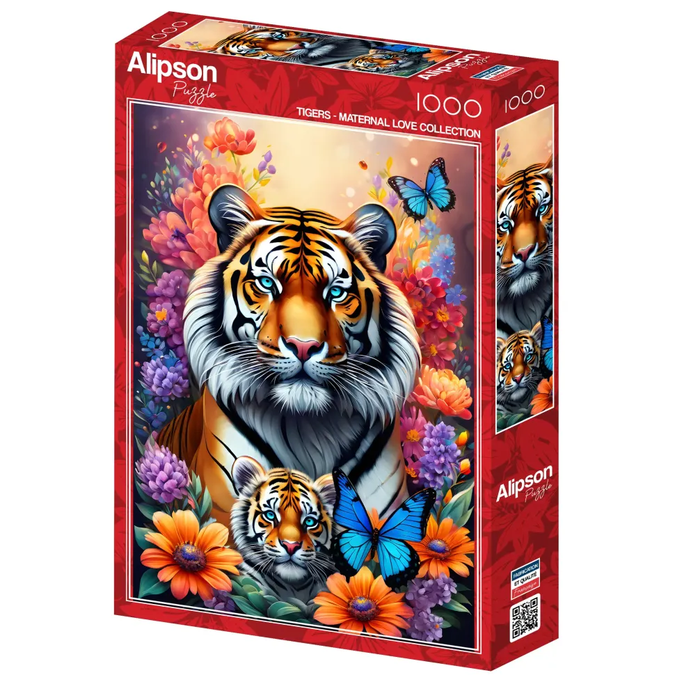 Puzzle Coleção Amor Materno: Tigres