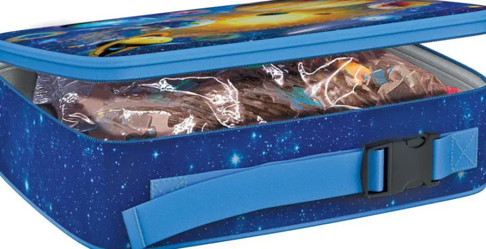 Puzzle Coleção Lancheira Com Quebra-Cabeça Explorando O Sistema Solar