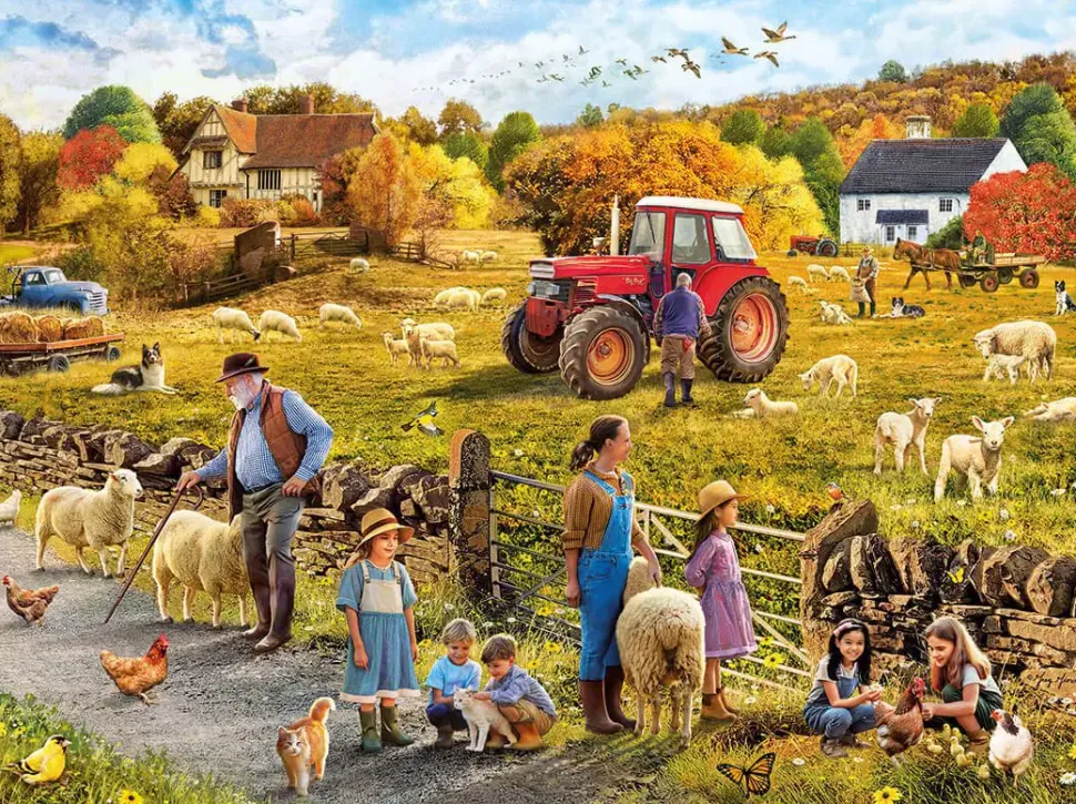 Puzzle Colheita feliz