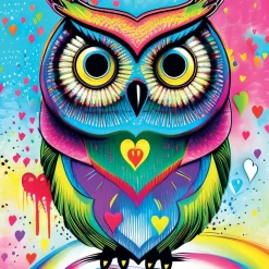 Puzzle Coruja pop-art