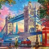 Puzzle Céus limpos sobre a Tower Bridge