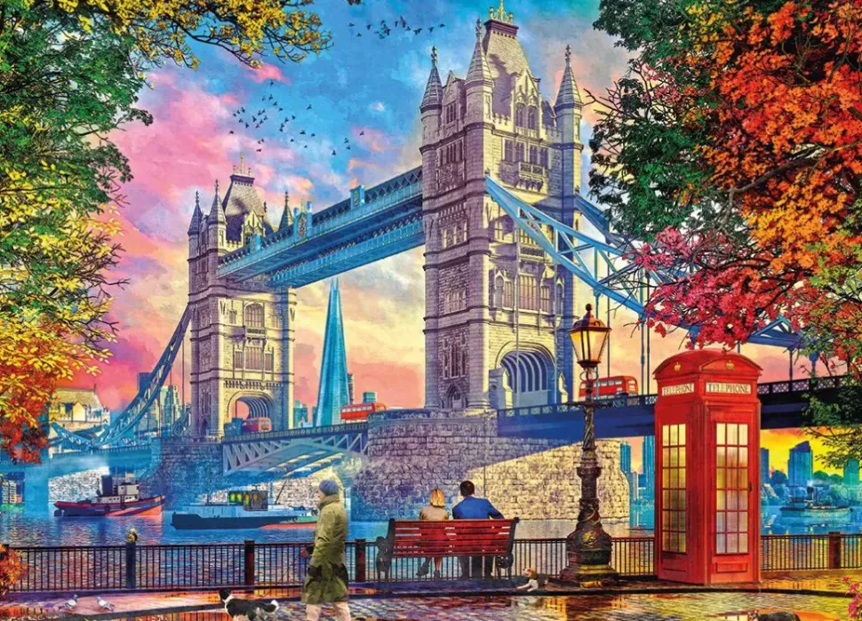 Puzzle Céus limpos sobre a Tower Bridge