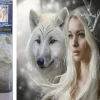 Puzzle Diamant painting: Rainha das Planícies de Gelo 30x40cm