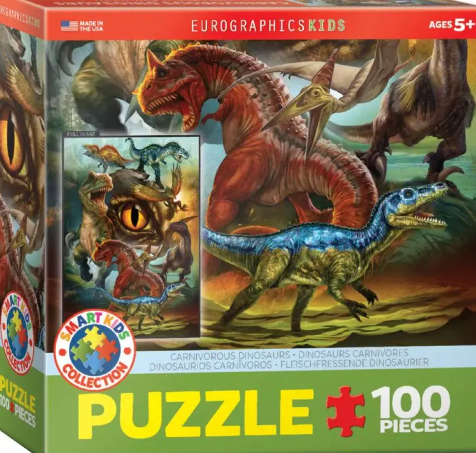Puzzle Dinossauros Carnívoros