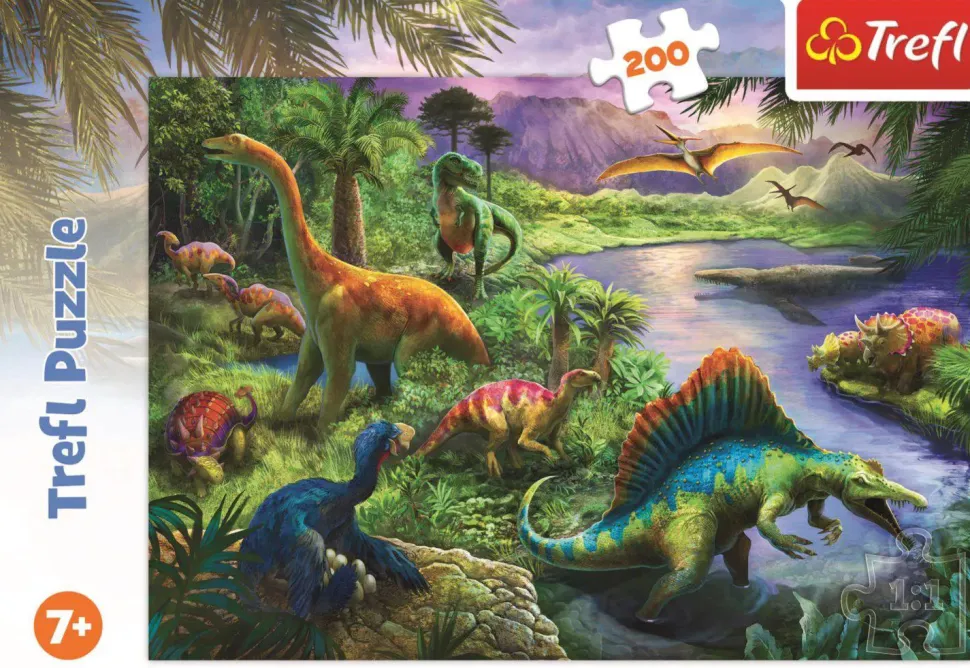 Puzzle Dinossauros 200 peças