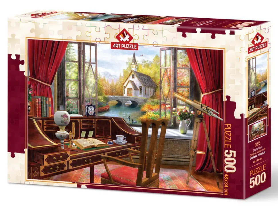 Puzzle Dominic Davison: cenário de trabalho