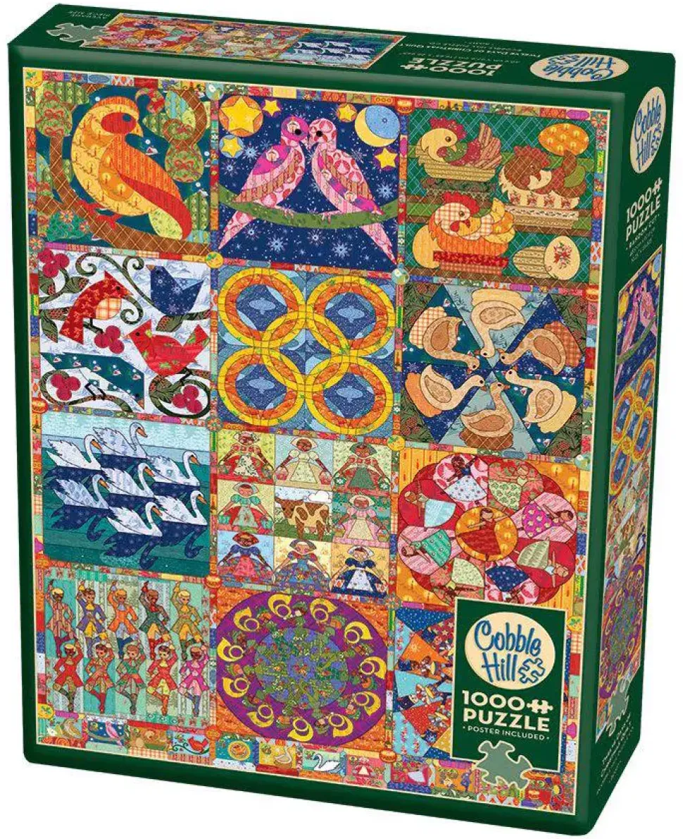 Puzzle Doze dias de colcha de natal