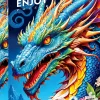 Puzzle Dragão azul
