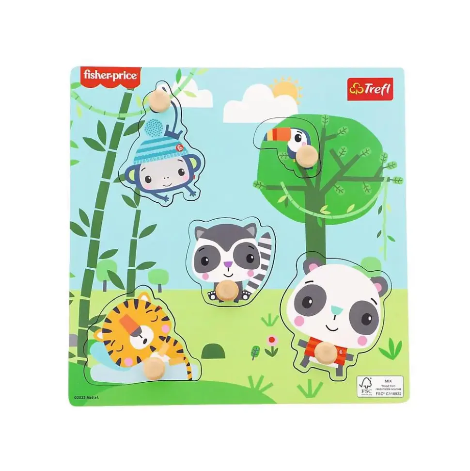Puzzle Drevená vkláda膷ka D啪ung木a