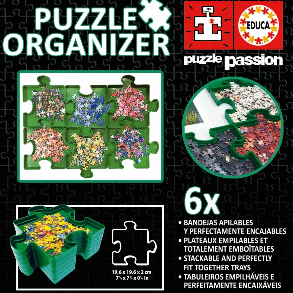 Puzzle Educa Triedi膷e dielikov