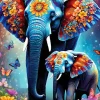 Puzzle Elefantes - Coleção Amor Materno