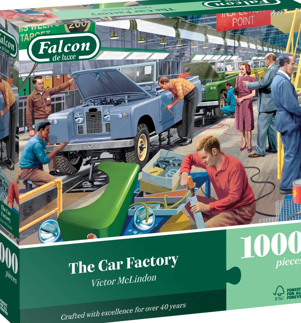 Puzzle Fábrica de carros