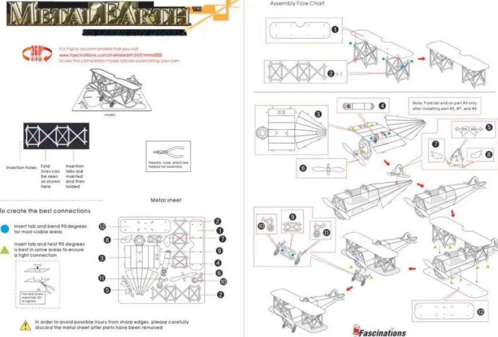 Puzzle Fokker D-VII 3D