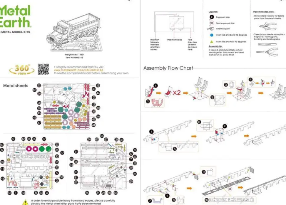 Puzzle Freightliner: 114SD Dump Truck 3D