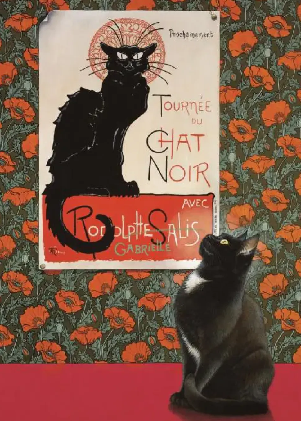 Puzzle Gabrielle e o cartaz Nouveau